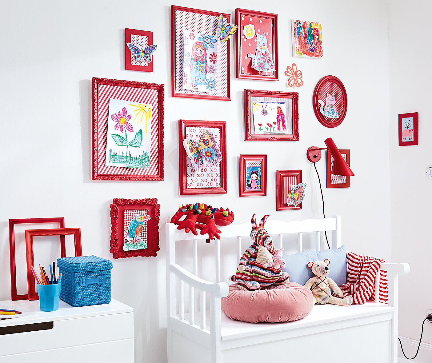Kreative Bildergalerie fürs Kinderzimmer