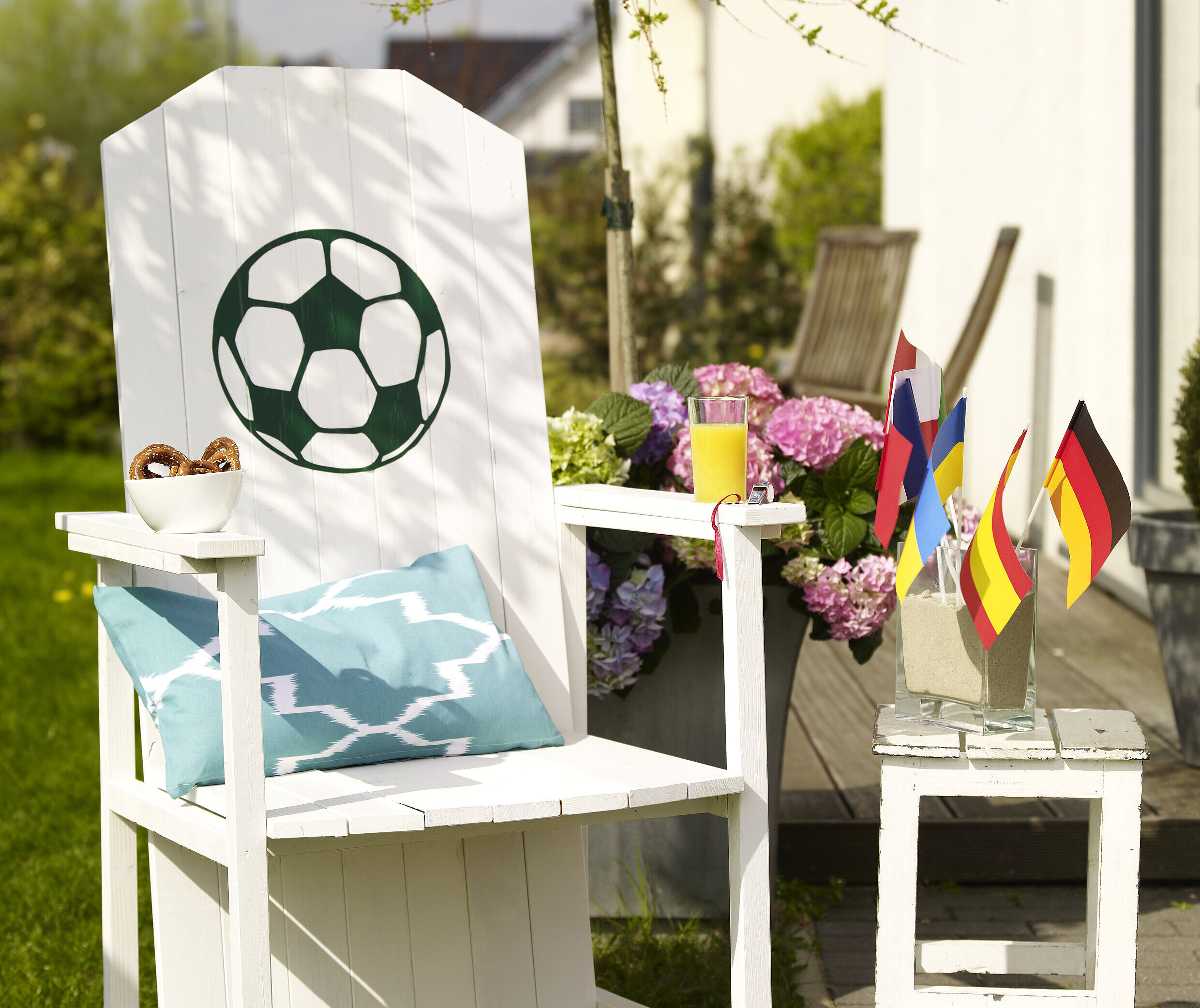 Fußball-Thron für das Live-Gefühl